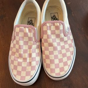 Vans slip on loafers